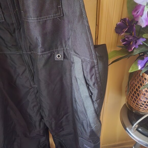 Sz 4x WinterOveralls Bib w/Reflective Striping, Many Pockets - Bib, Side, Back - Picture 6 of 12